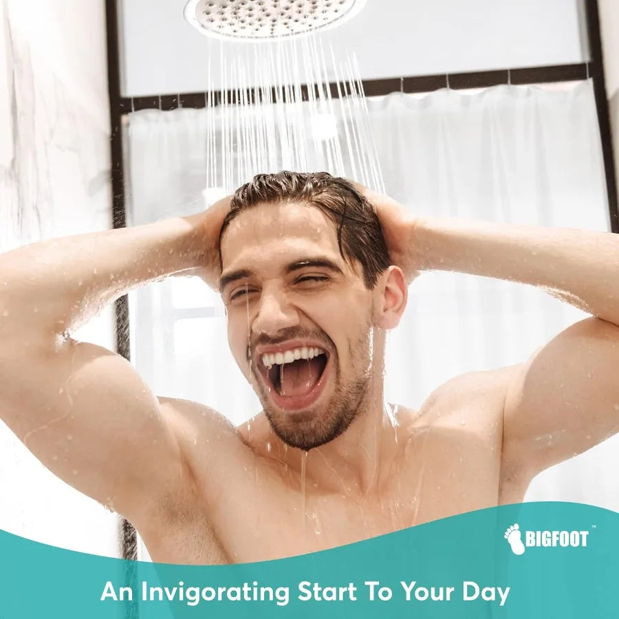 OdorFree 72 x 72 PEVA Premium Shower Curtain Liner with Rustproof Metal Grommets and 3 Magnetic Weights for Standard Showers Id