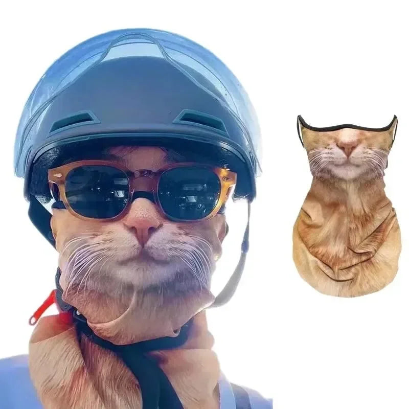 Motorcycle Face Mask Moto Helmet Bandana Hood Ski Neck Full Face Mask Windproof Dustproof Face Shield Men's Biker Mask