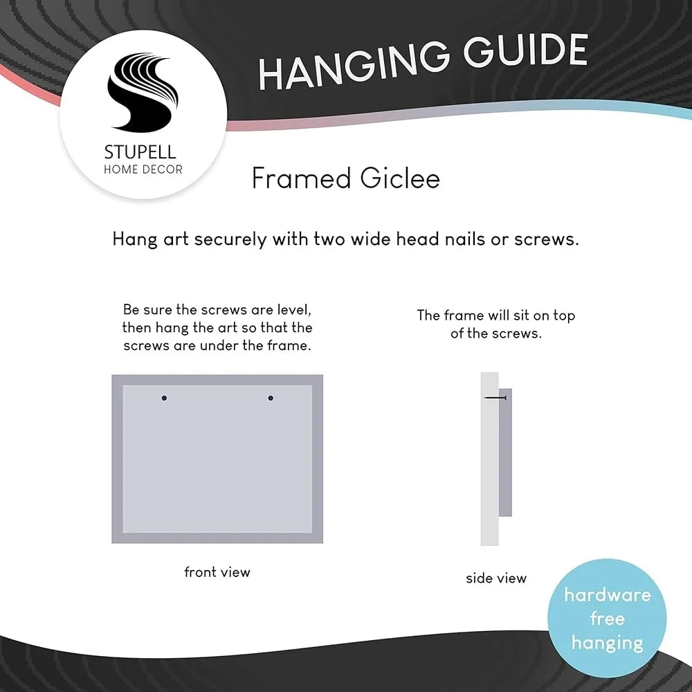 Van Gogh Wheat Field With Cypresses Giclee Print Framed 16x20 Ready to Hang