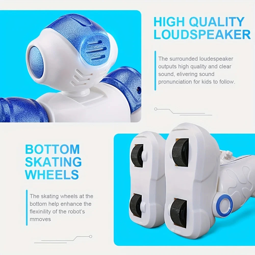 Remote Controlled R2 Robot With Gesture Sensing Remote And Obstacle Avoidance