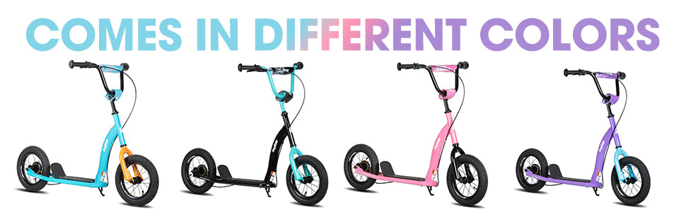 Joystar Kids Kick Scooter Lightweight With Adjustable Handlebar And Rear Brakes