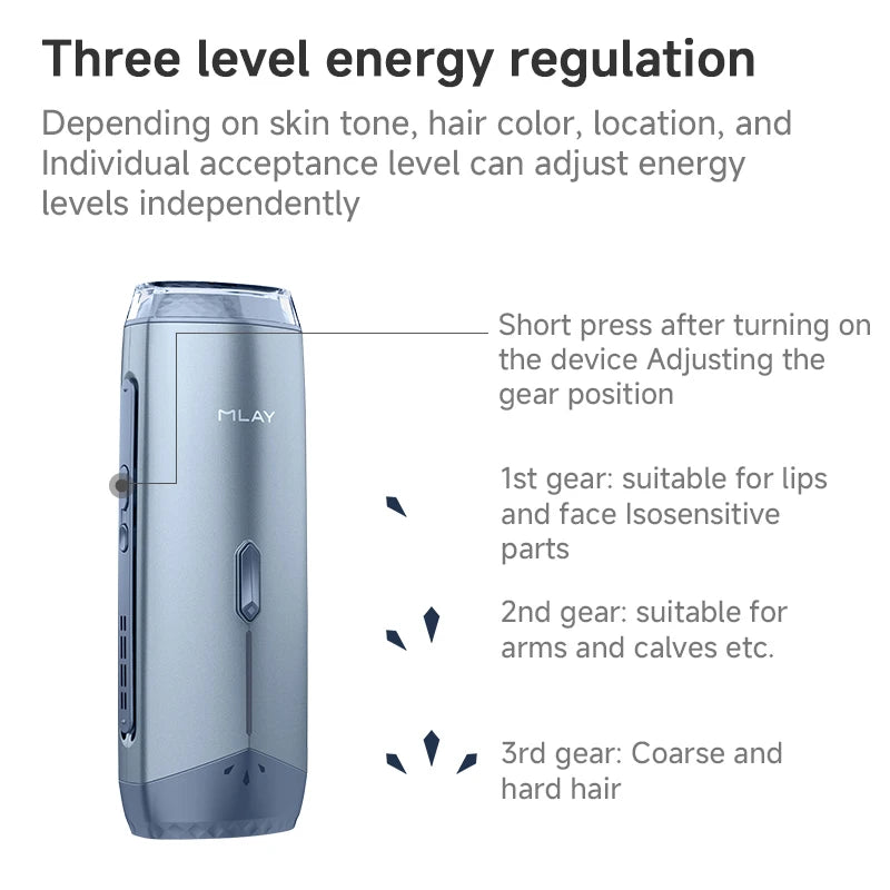 Mlay T18 Ice Cooling IPL Hair Removal Device For Home Use Painless Epilator