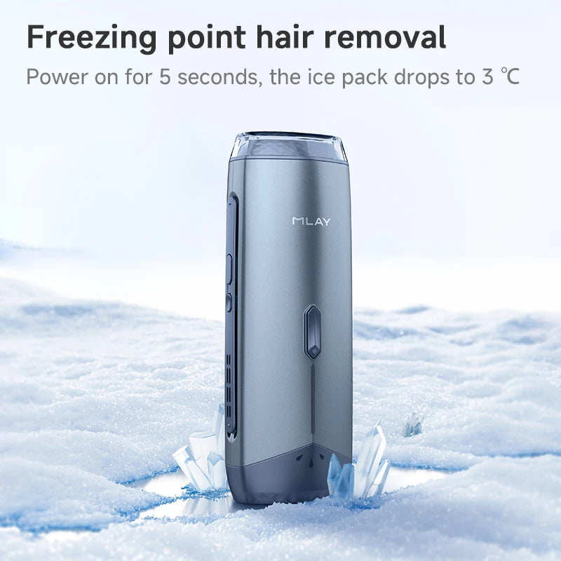 Mlay T18 Ice Cooling IPL Hair Removal Device For Home Use Painless Epilator