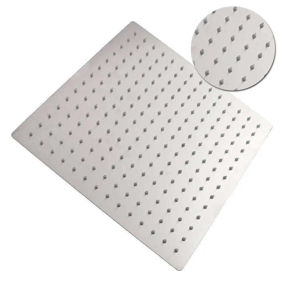 Stainless Steel Ultrathin 16 Inch Rainfall Shower Head Chrome Bathroom Accessory