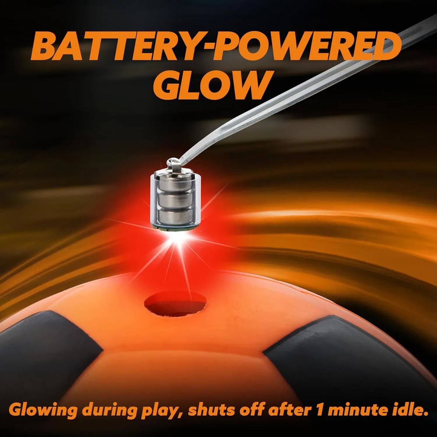 Joyfy Glow In The Dark Soccer Ball Light Up Night Play For Teen Boys Gifts