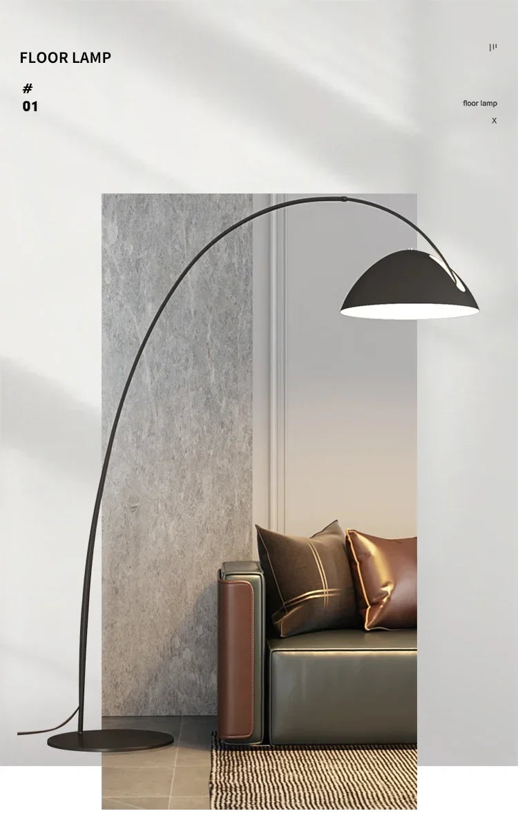 Fishing Lamp Floor Lamp Living Room Sofa  Modern Minimalist Nordic Creative Bedroom Bedside Design Sense Vertical Table Lamp