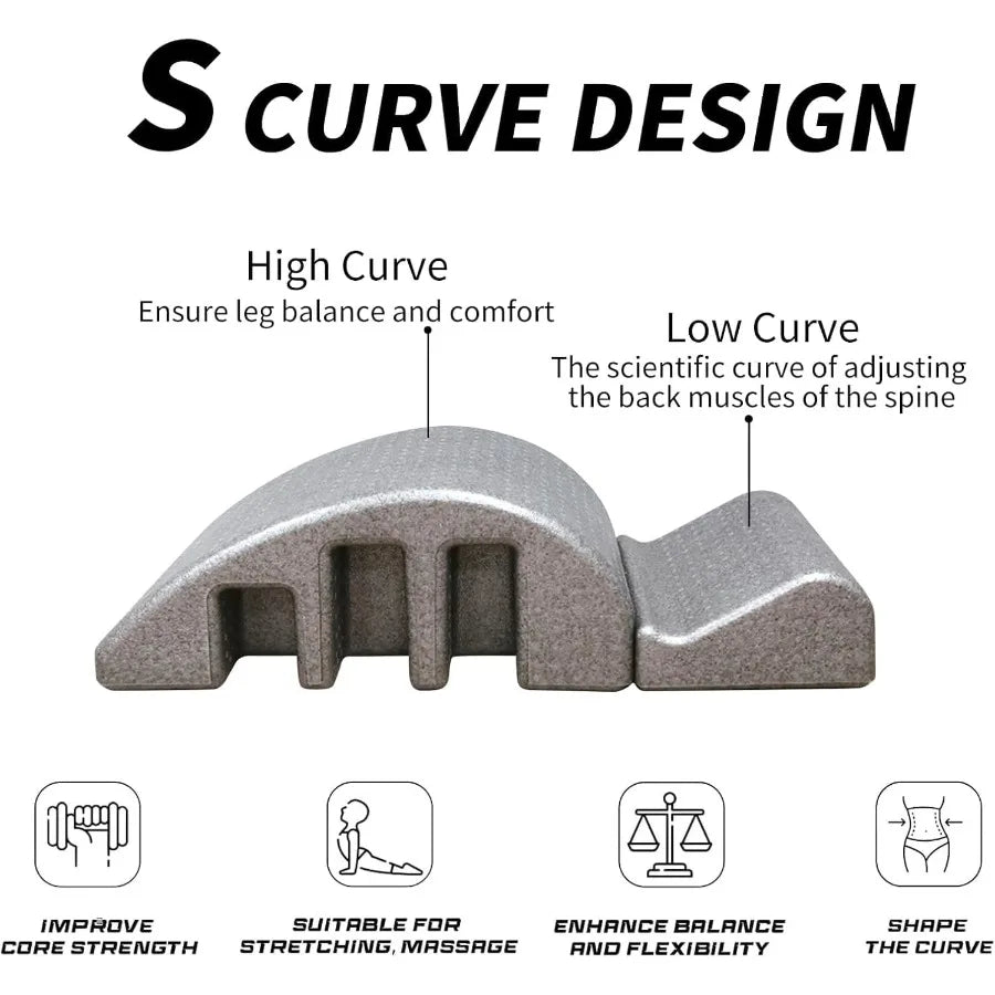 Spine Corrector Pilates S Curve for Balance Core Strength Back Pain Relief Yoga