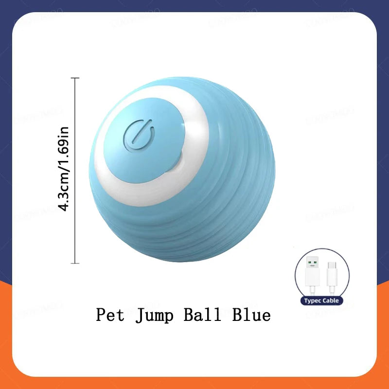 Electronic Interactive Dog Ball Toy USB Moving Ball Bouncing For Puppies