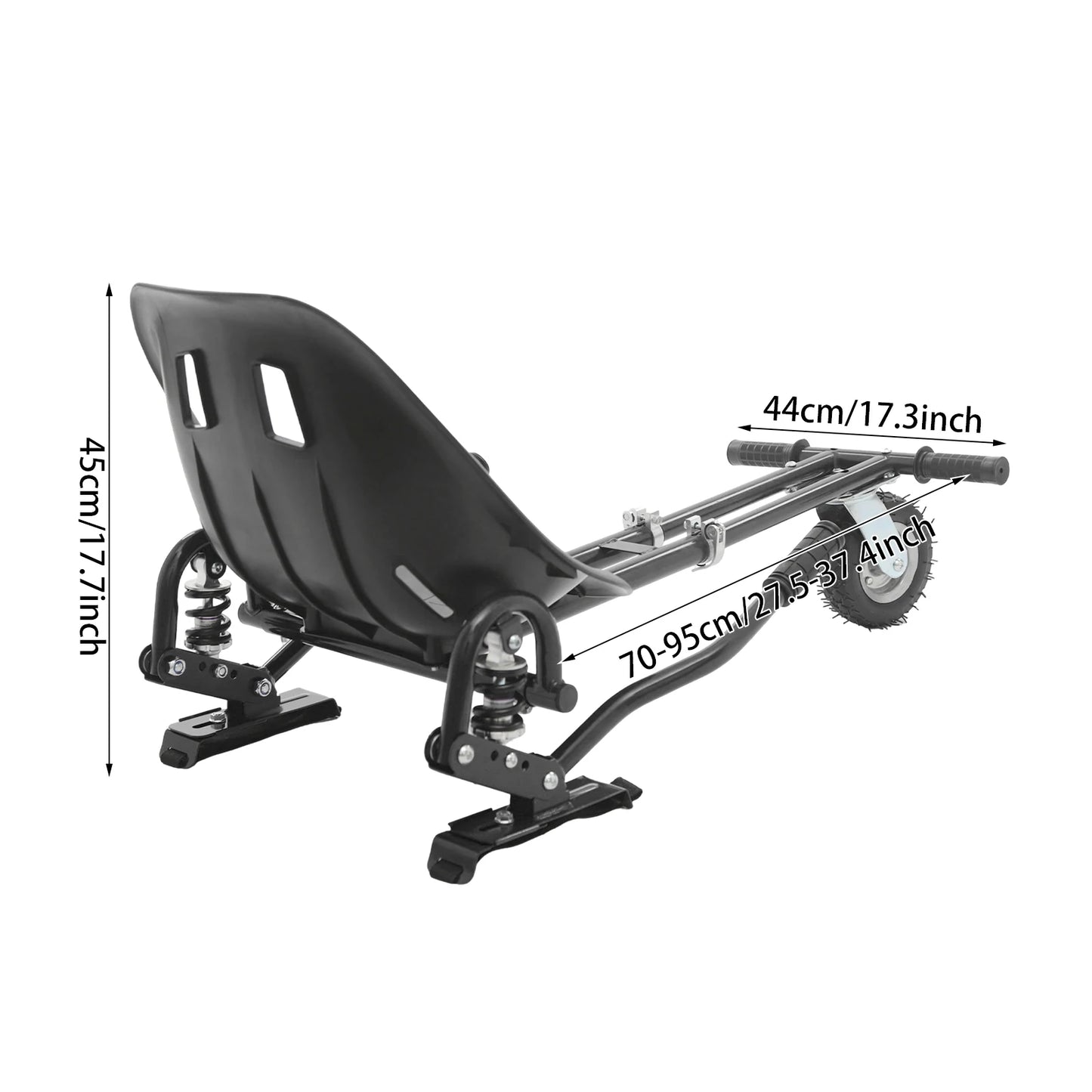 Hoverboard Seat Attachment Balancing Scooter Seat Attachment, Adjustable Hoverboard Seat Attachment