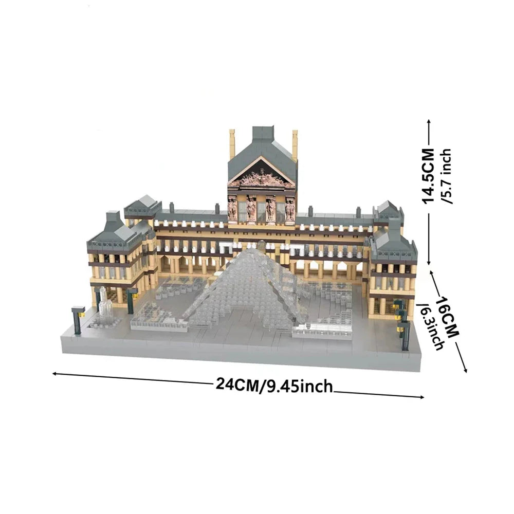 Eiffel Tower Micro Mini Building Blocks Toy For Office Decor Gift