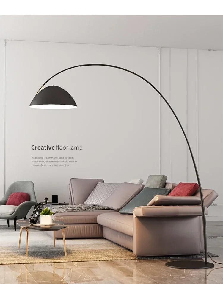 Fishing Lamp Floor Lamp Living Room Sofa  Modern Minimalist Nordic Creative Bedroom Bedside Design Sense Vertical Table Lamp