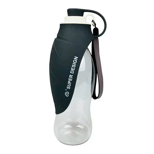 580ml Portable Dog Water Bottle With Silicone Travel Bowl For Outdoor Pets