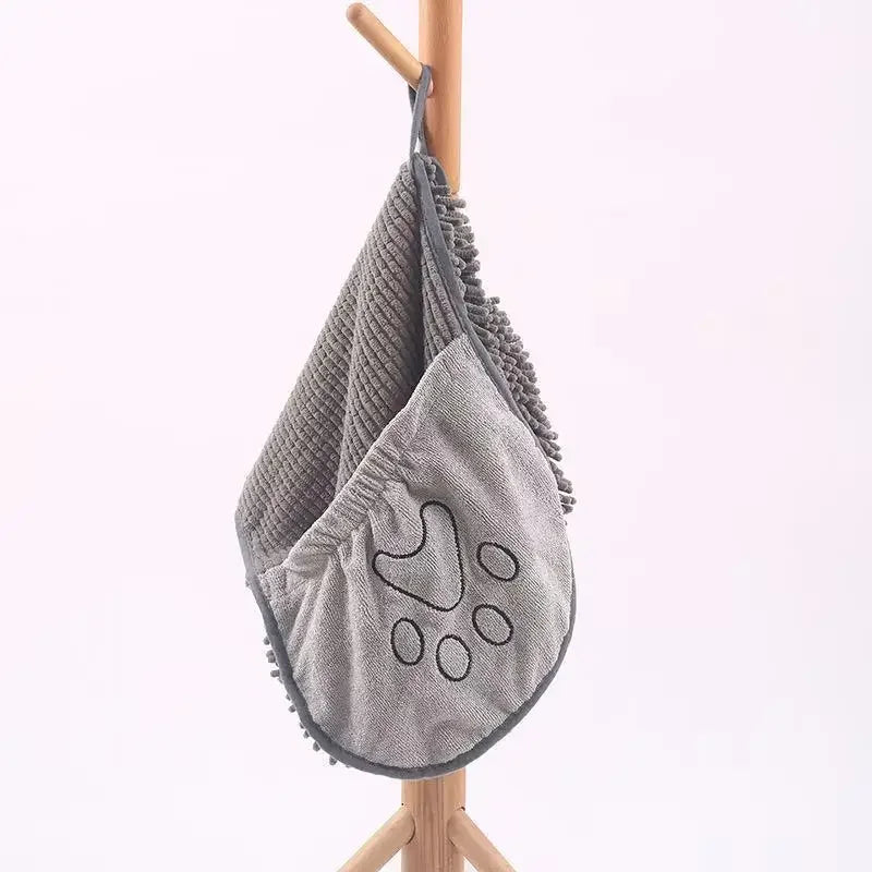 Super Absorbent Chenille Pet Towel for Dogs and Cats Quick Dry Large Bath