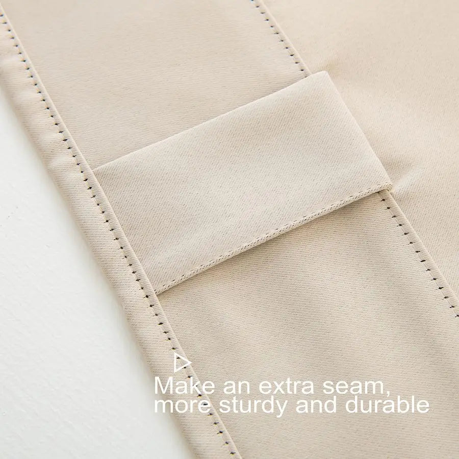 Blackout Curtains 96 Inch Long Set of Two for Bedroom and Living Room