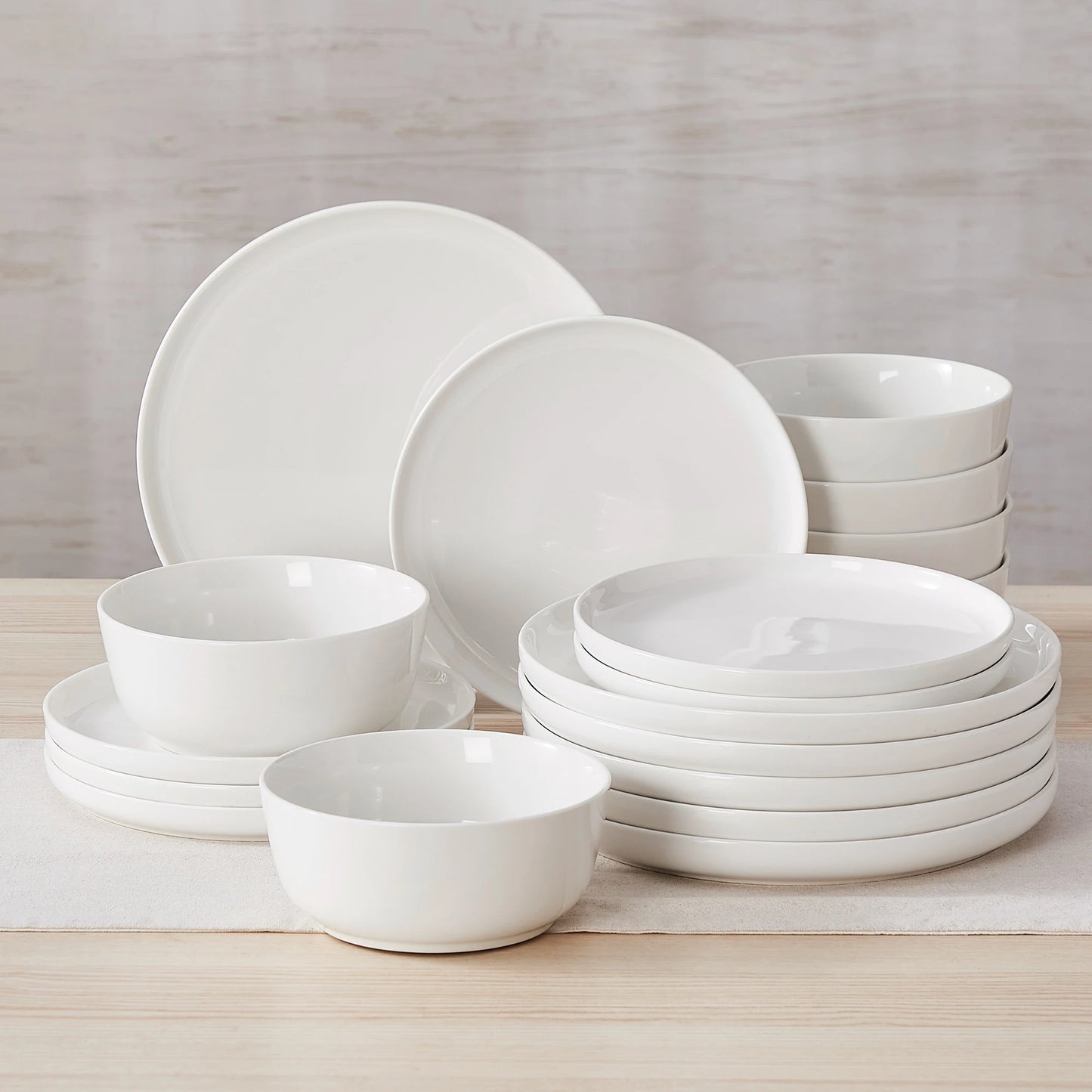 Malacasa 12 16 18 24 Piece Porcelain Dinnerware Set With Plates And Bowls