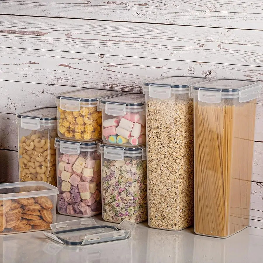 24 Piece Airtight Food Storage Containers With Lids For Pantry Cereal Dry Food