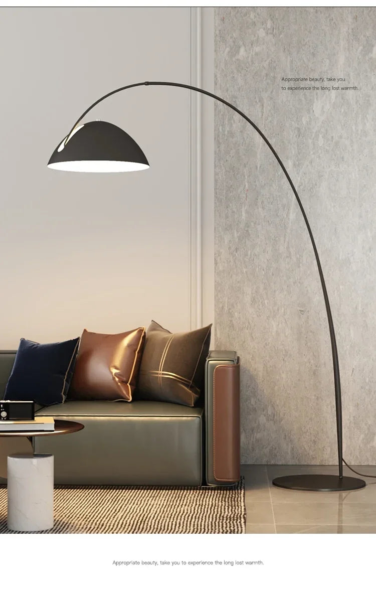 Fishing Lamp Floor Lamp Living Room Sofa  Modern Minimalist Nordic Creative Bedroom Bedside Design Sense Vertical Table Lamp