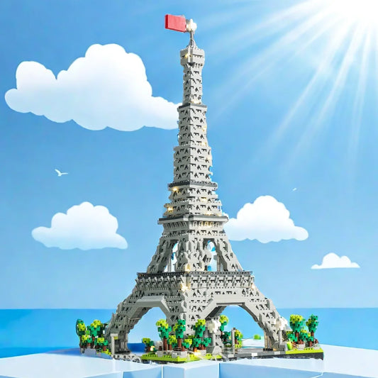 Eiffel Tower Micro Mini Building Blocks Toy For Office Decor Gift