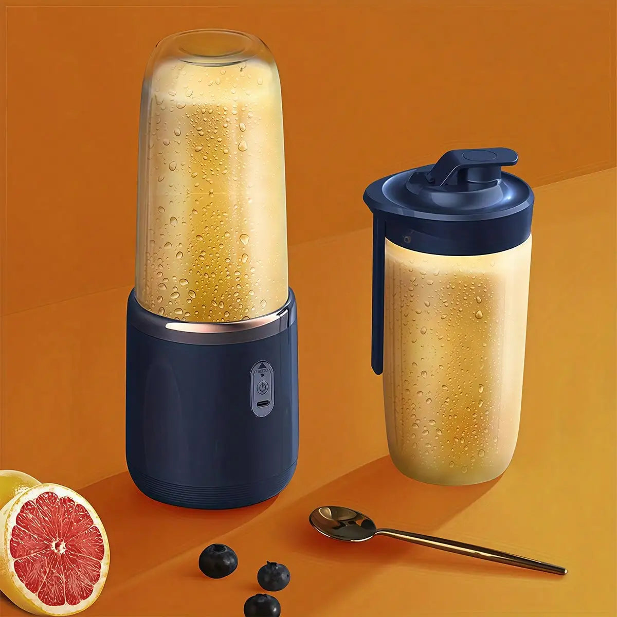 Powerful Portable Blender Juicer with Cup - Crush Fruits Veggies for Smoothies, Kitchen Gym Essential
