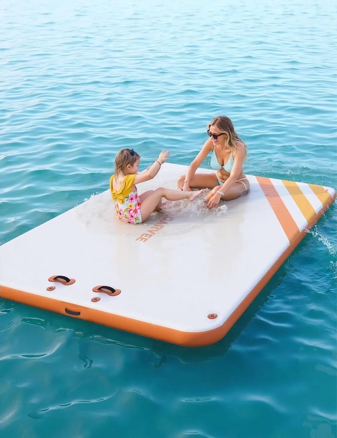 Inflatable Floating Dock Swim Platform for Lakes and Beaches Adults