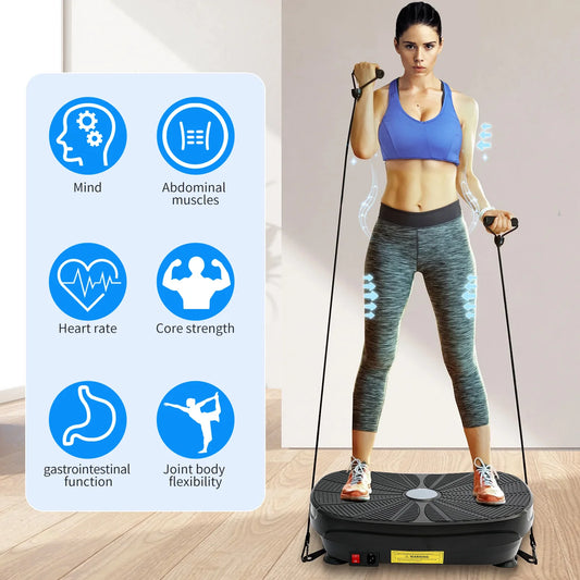 Vibration Plate Exercise Machine Whole Body Workout Power Shake Platform Fitness