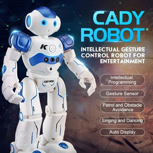 Remote Controlled R2 Robot With Gesture Sensing Remote And Obstacle Avoidance