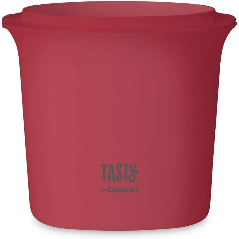 Automatic Ice Cream Maker 1.5 Quart Fully Automatic Frozen Yogurt Machine Red