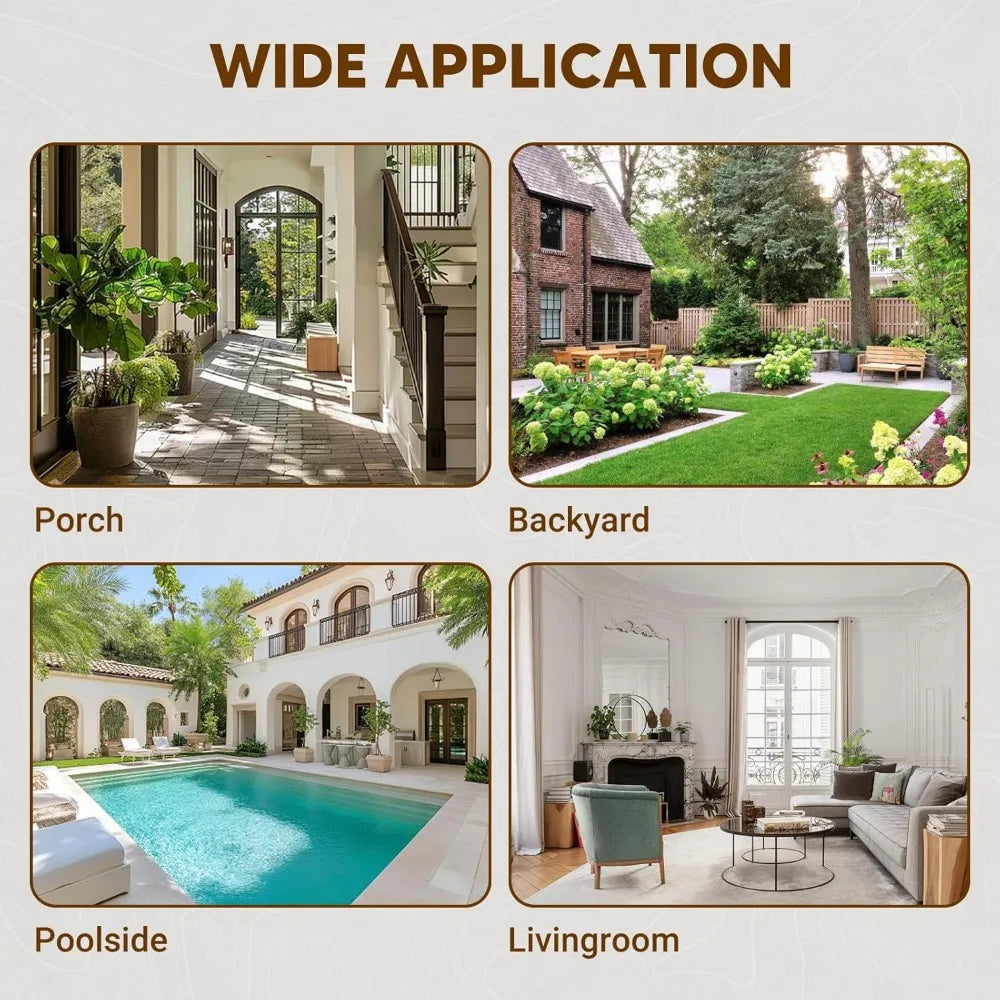 3 Piece Patio Wicker Bistro Set With 2 Large Chairs And Tempered Glass Table