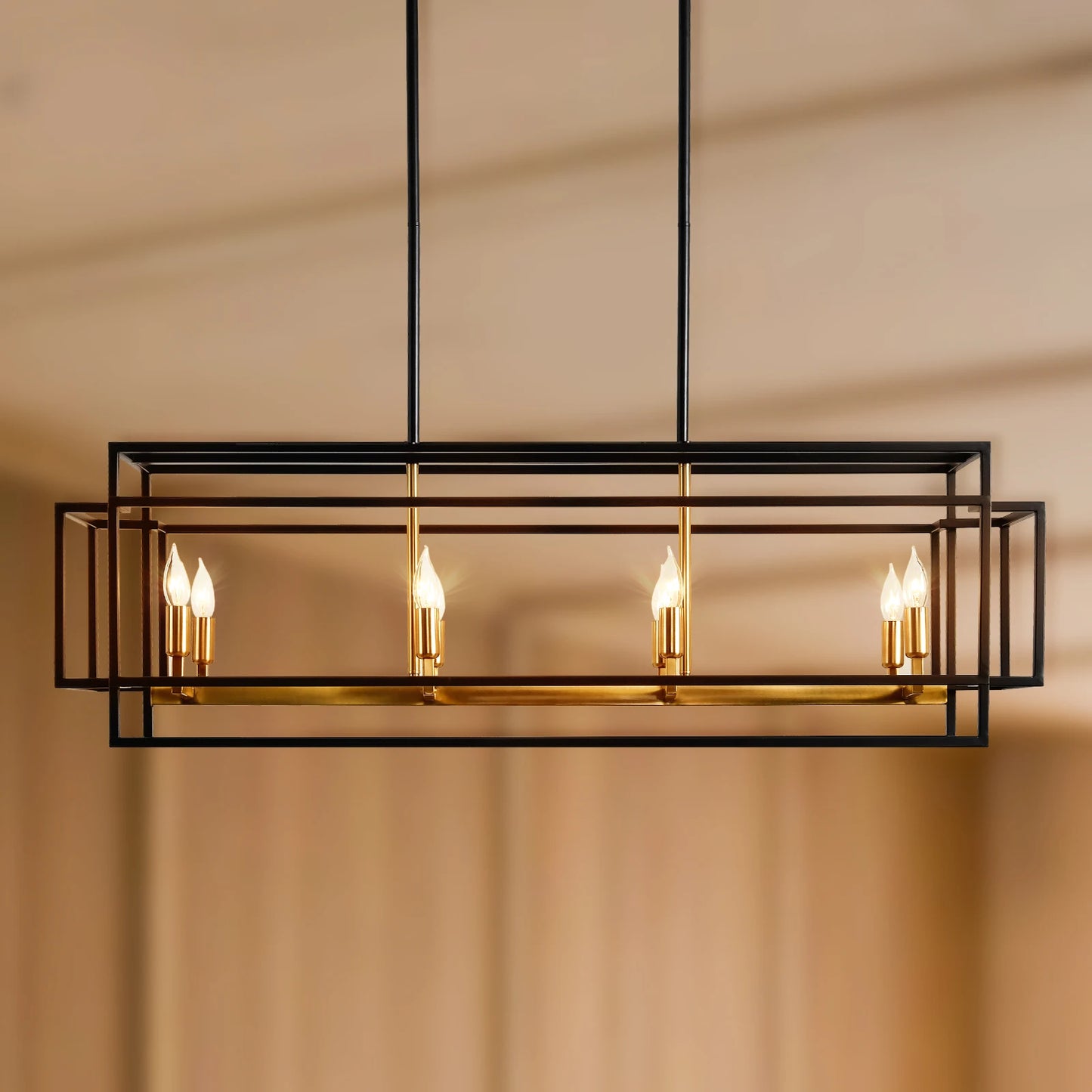 Retro Industrial Chandelier for Dining Room Kitchen Island Bar Light Pendant