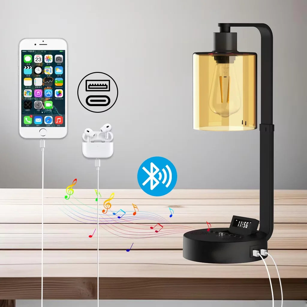 LED Bedside Lamp Dimmable Touch Night Light Rechargeable Desk Light