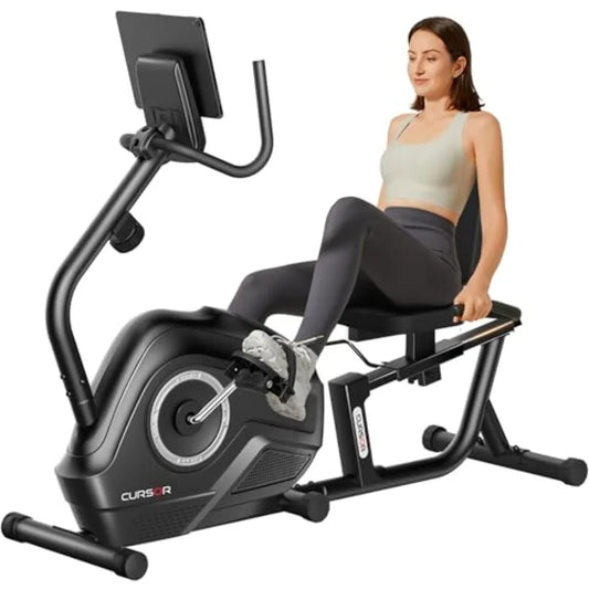 Recumbent Exercise Bike for Home Gym with 16 Level Magnetic Resistance