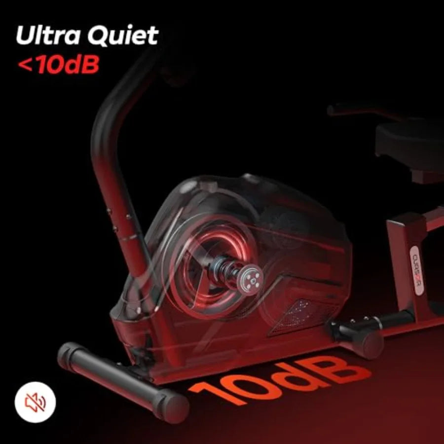 Recumbent Exercise Bike for Home Gym with 16 Level Magnetic Resistance