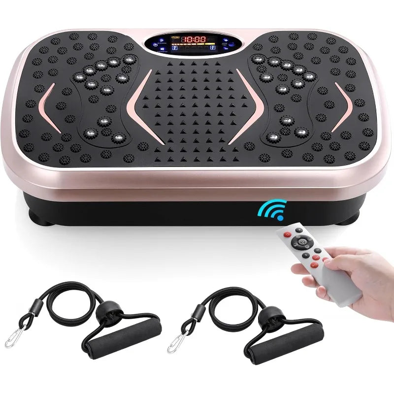 Arlopu 3D Vibration Plate Massager For Body Fitness And Lymphatic Drainage