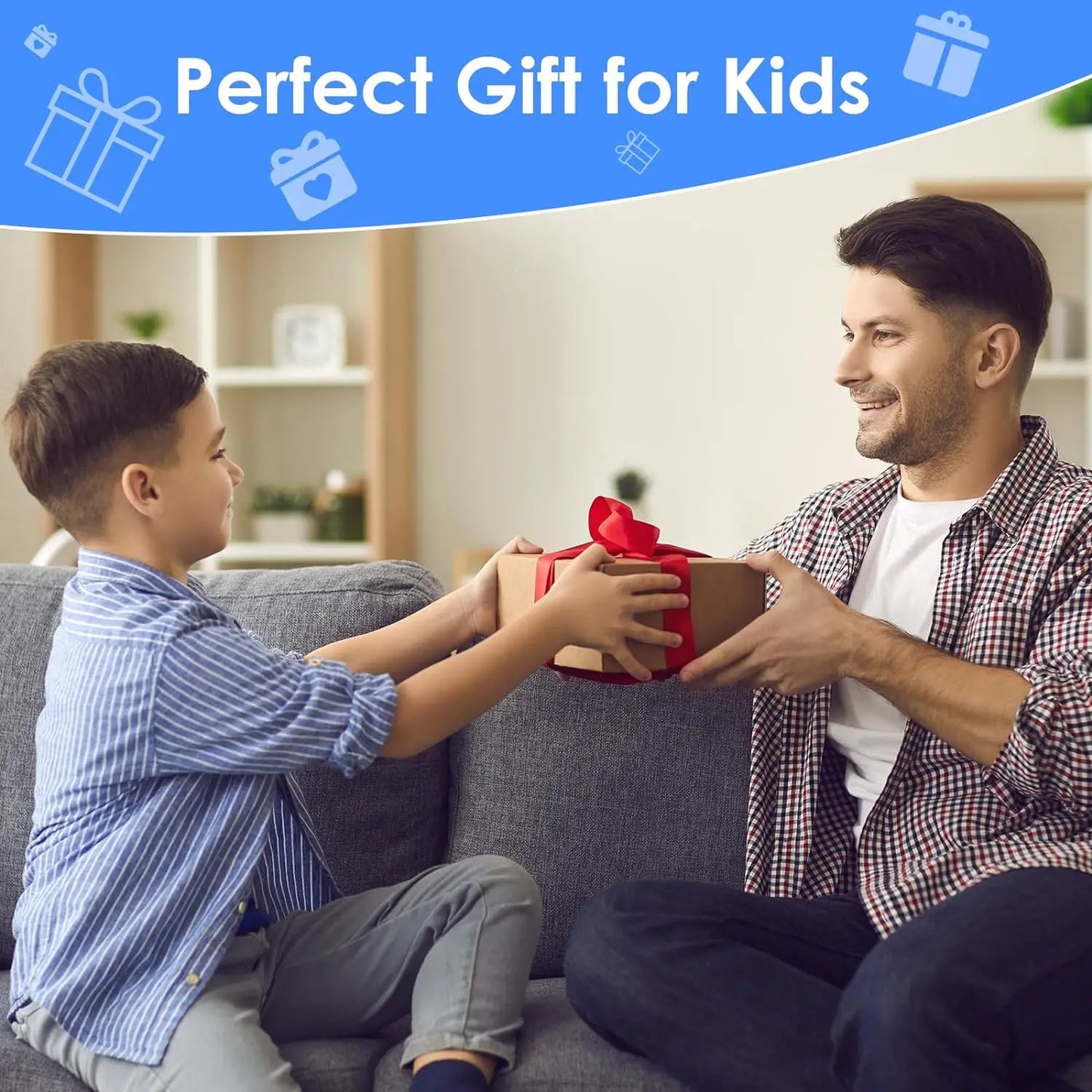 Portable 8x6ft Soccer Goal Set With Ground Stakes Net Included For Backyard Use