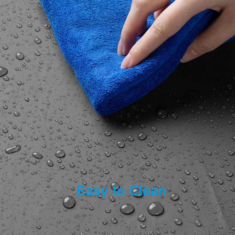 Lightweight PEVA Shower Curtain Liner 72x72 Inches for Bathroom Waterproof and OdorFree Design with 12 RustProof Metal Grommets