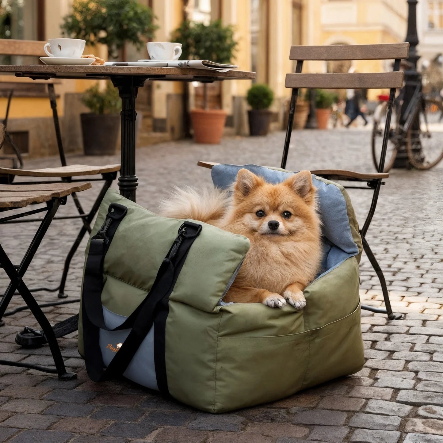 Ultra Soft Dog Car Seat For Small Dogs Up To 22 Lbs Booster Travel Carrier Bed