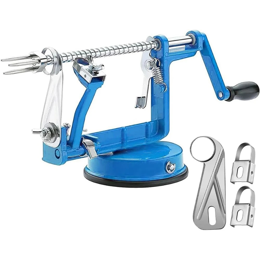 Apple Peeler With Alloy Handle Stainless Steel Blade Paring Slicing Suction Base