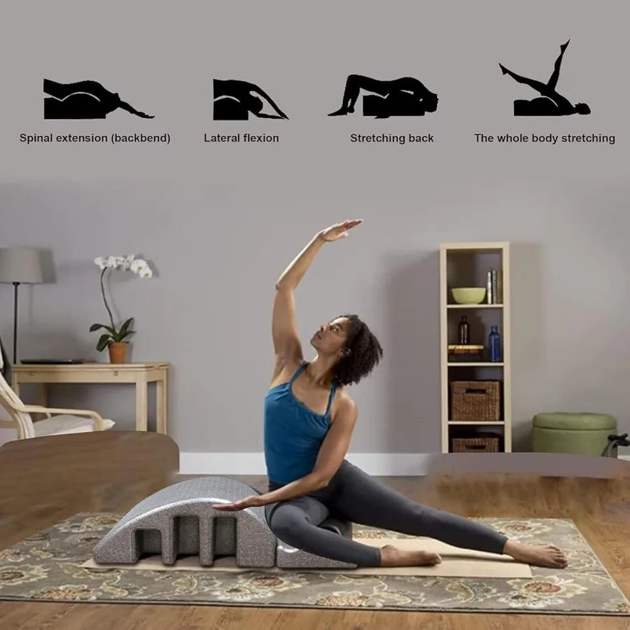 Spine Corrector Pilates S Curve for Balance Core Strength Back Pain Relief Yoga