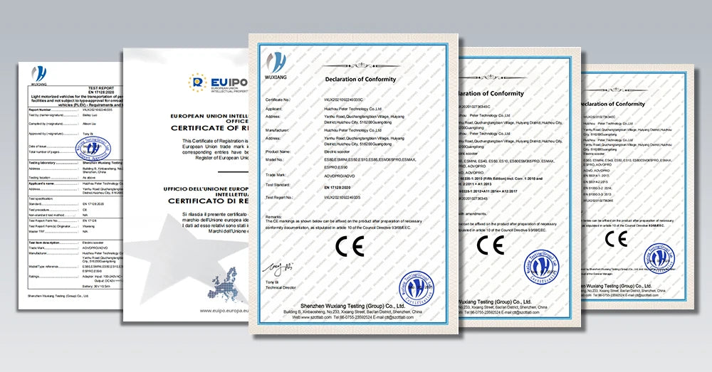 Ladped 350W Folding Electric Scooter 19MPH Waterproof Shock Absorbing 8.5 Tires