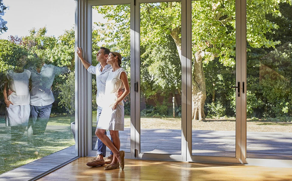 AFDB One Way Window Film Mirror Effect Tint For Home Office Heat Control