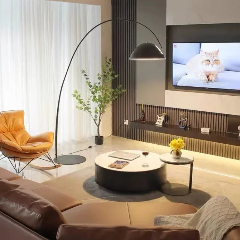 Fishing Lamp Floor Lamp Living Room Sofa  Modern Minimalist Nordic Creative Bedroom Bedside Design Sense Vertical Table Lamp