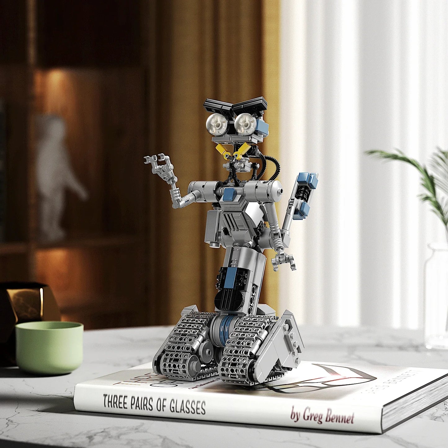 Johnnys 5 Robot Building Blocks Set Military Robot Model Toys For Kids Gifts