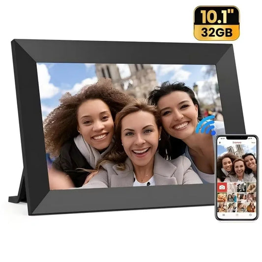 10.1 Inch WiFi Digital Photo Frame IPS Touch Screen 32GB With Gravity Sensor