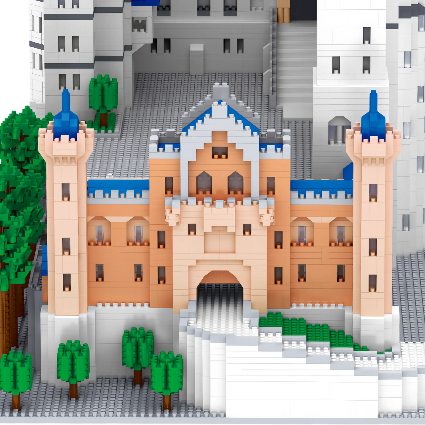 Huge Swan Stone Castle Micro Mini Block Set 10000 Pieces High Difficulty Puzzle