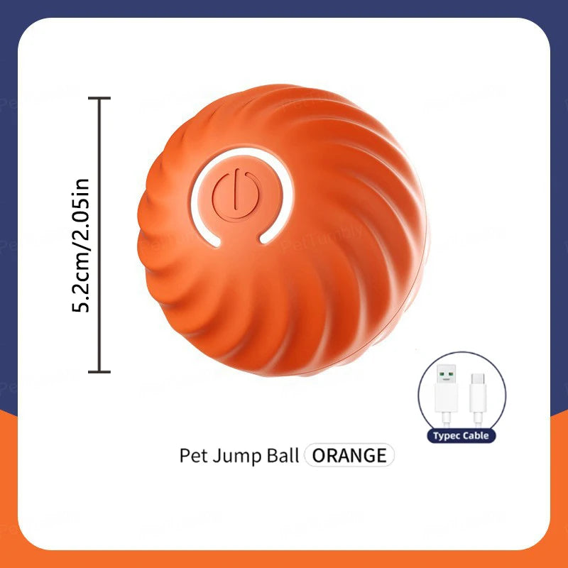 Electronic Interactive Dog Ball Toy USB Moving Ball Bouncing For Puppies