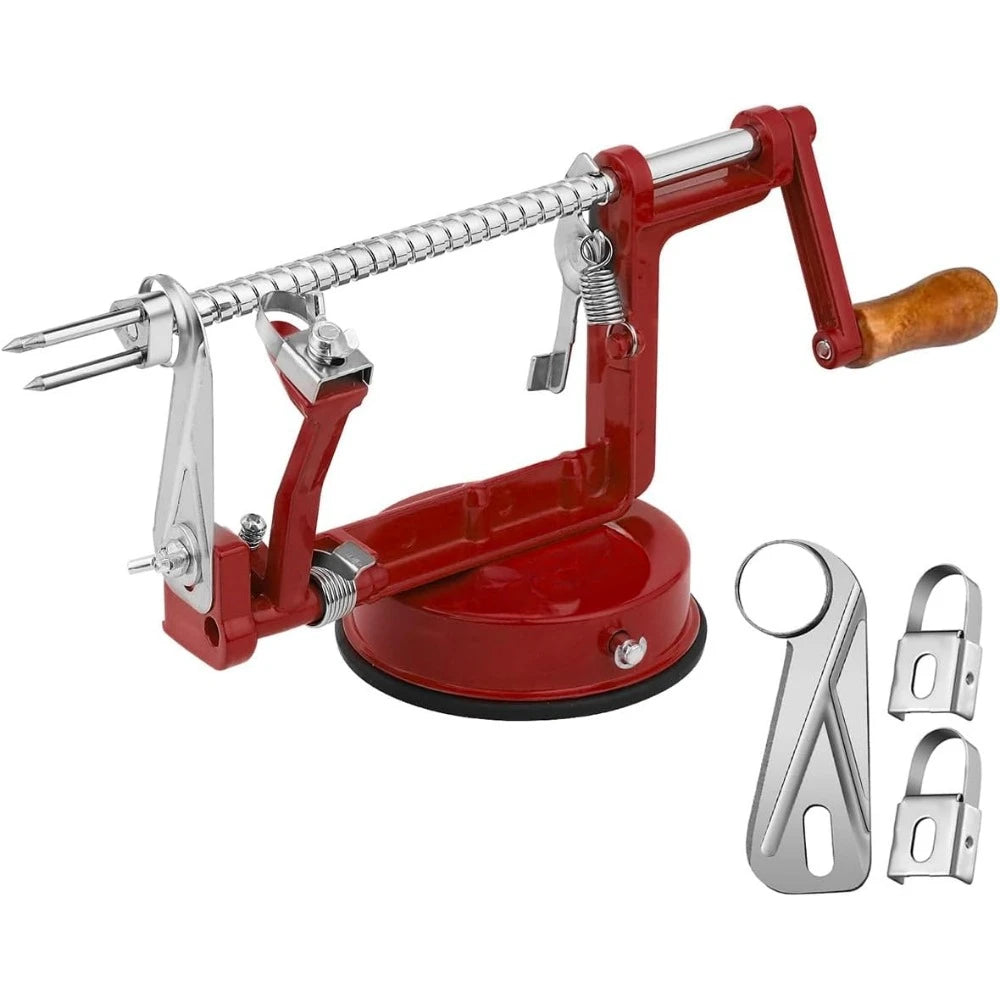 Apple Peeler Alloy Handle With Stainless Steel Blade Removable Coring Blade