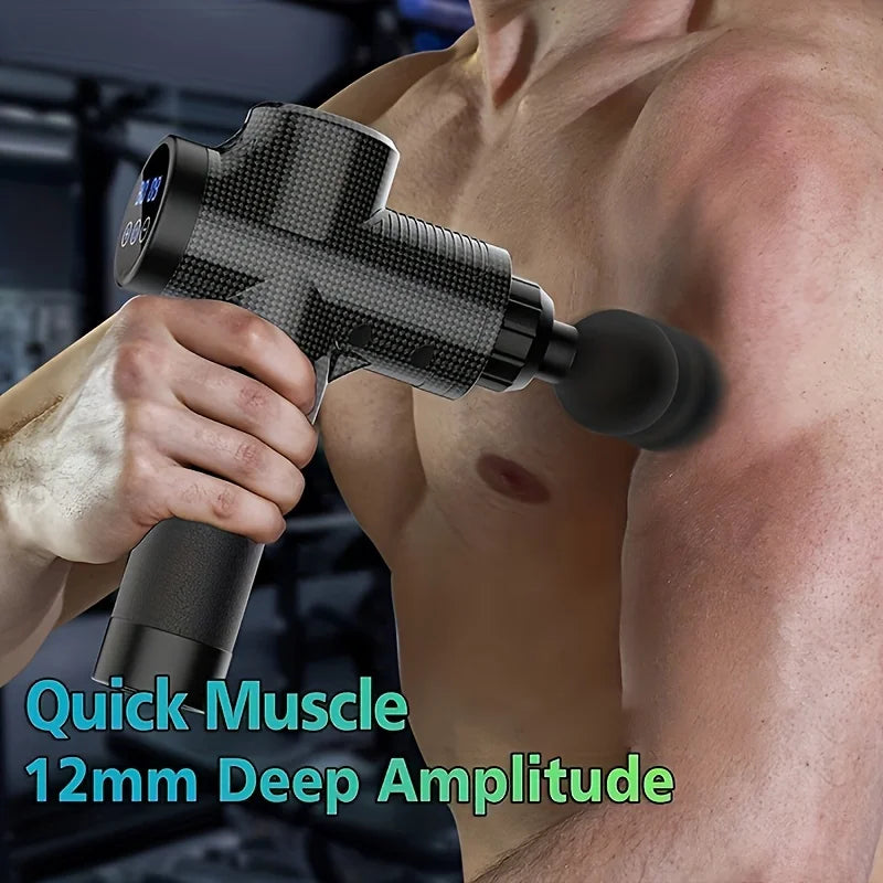 30 Level Massage Gun For Fascia Deep Muscle Relaxation Body Neck Massager