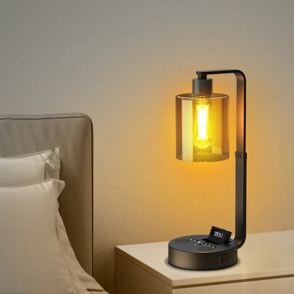 LED Bedside Lamp Dimmable Touch Night Light Rechargeable Desk Light