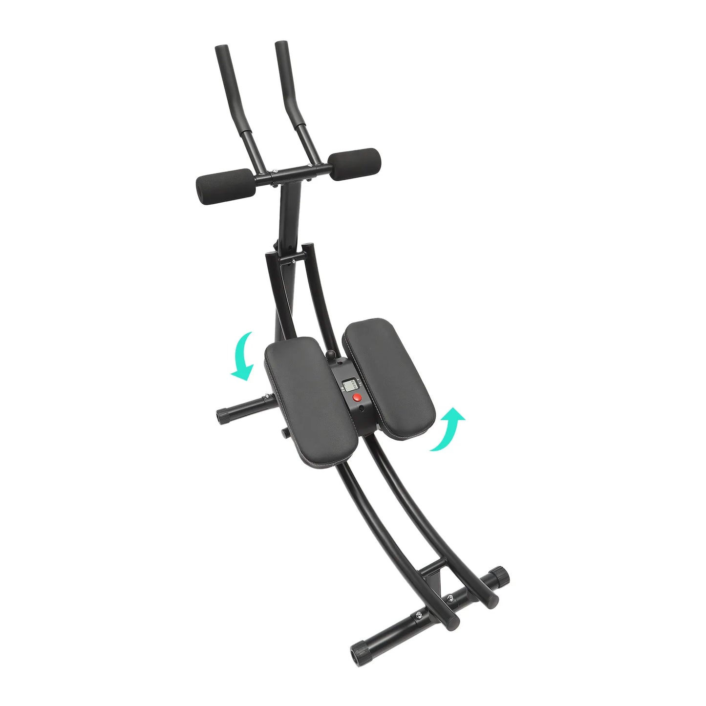 Foldable Ab Machine With 0 To 180 Degree Rotation LED Display Home Gym