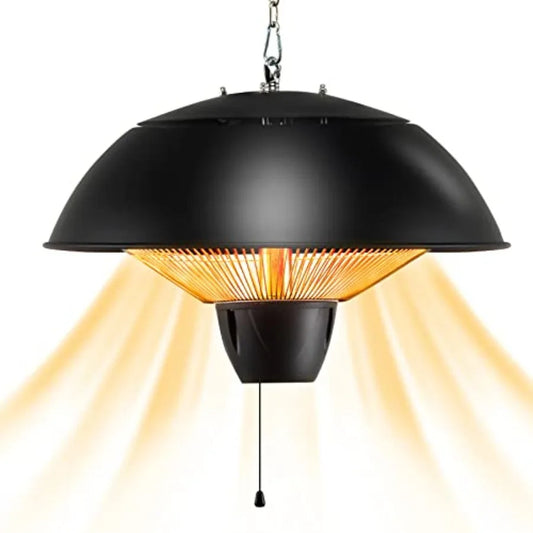 Hanging Patio Heater 1500W Infrared Ceiling Mounted Outdoor Heater IPX4